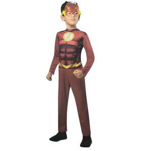 Flash Costume for Kids Hero Boys Dress Up Costume , 8-9, N w/defect